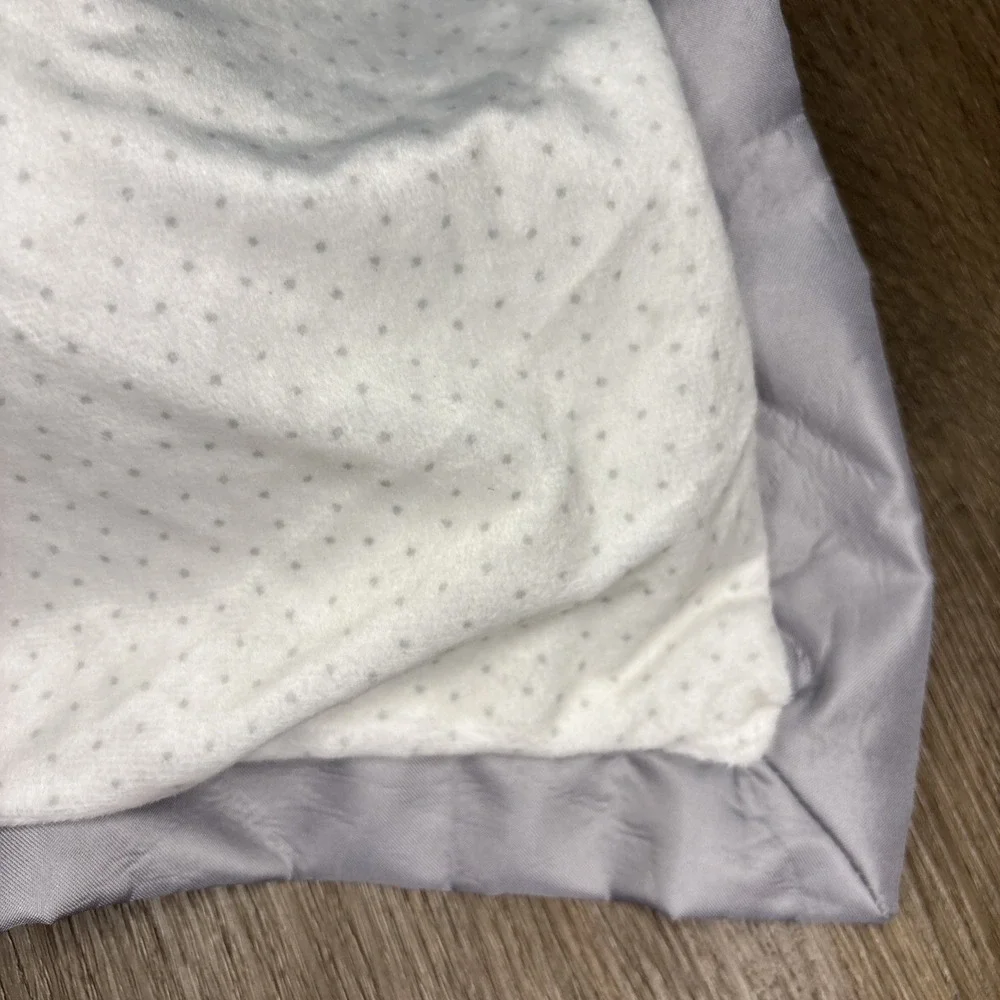 Carters‎ Just One You Elephant Lovey Gray Plush Baby Security Blanket Polka Dots